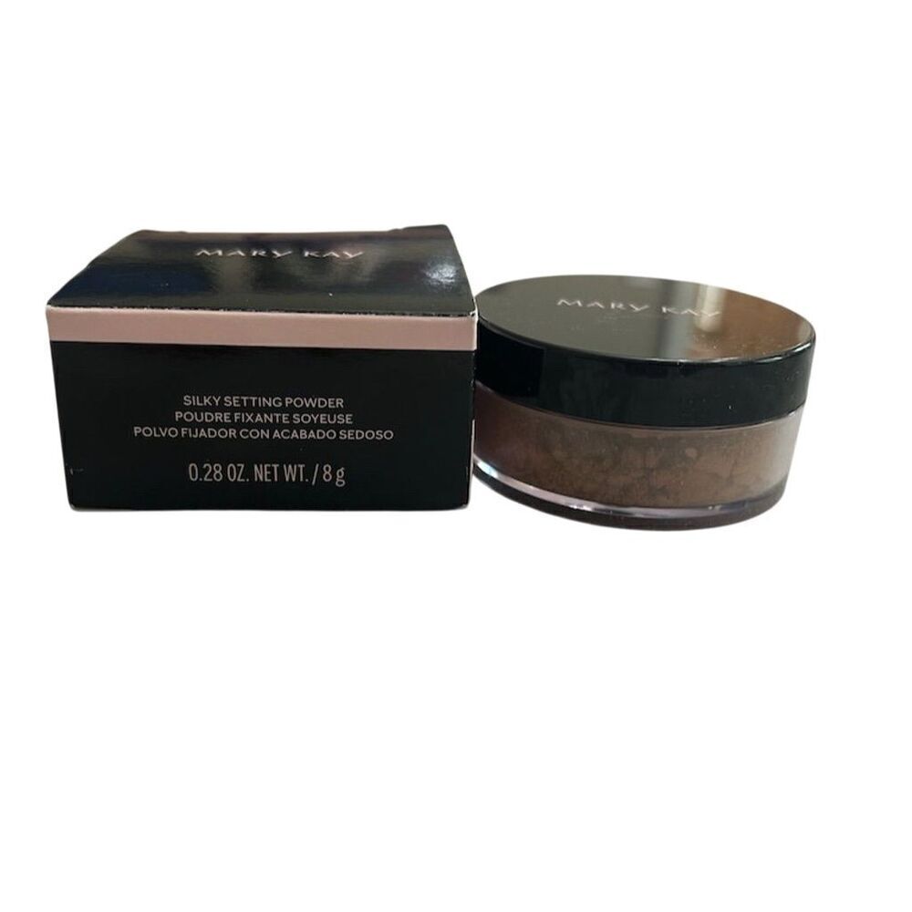Mary Kay Silky Setting Powder Deep Beige Matte Finish 0.28 oz 175897